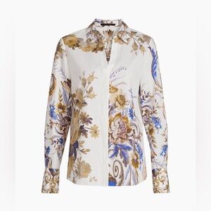 NWT Kobi Halperin Laurent Floral Blouse